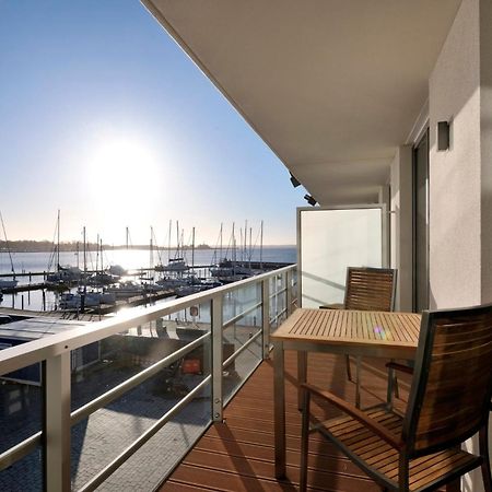 Apartment 12 - "Silbermoewe I" - Blickrichtung Yacht- Und Binnenhafenoffenes Meer Eckernfoerde Ngoại thất bức ảnh