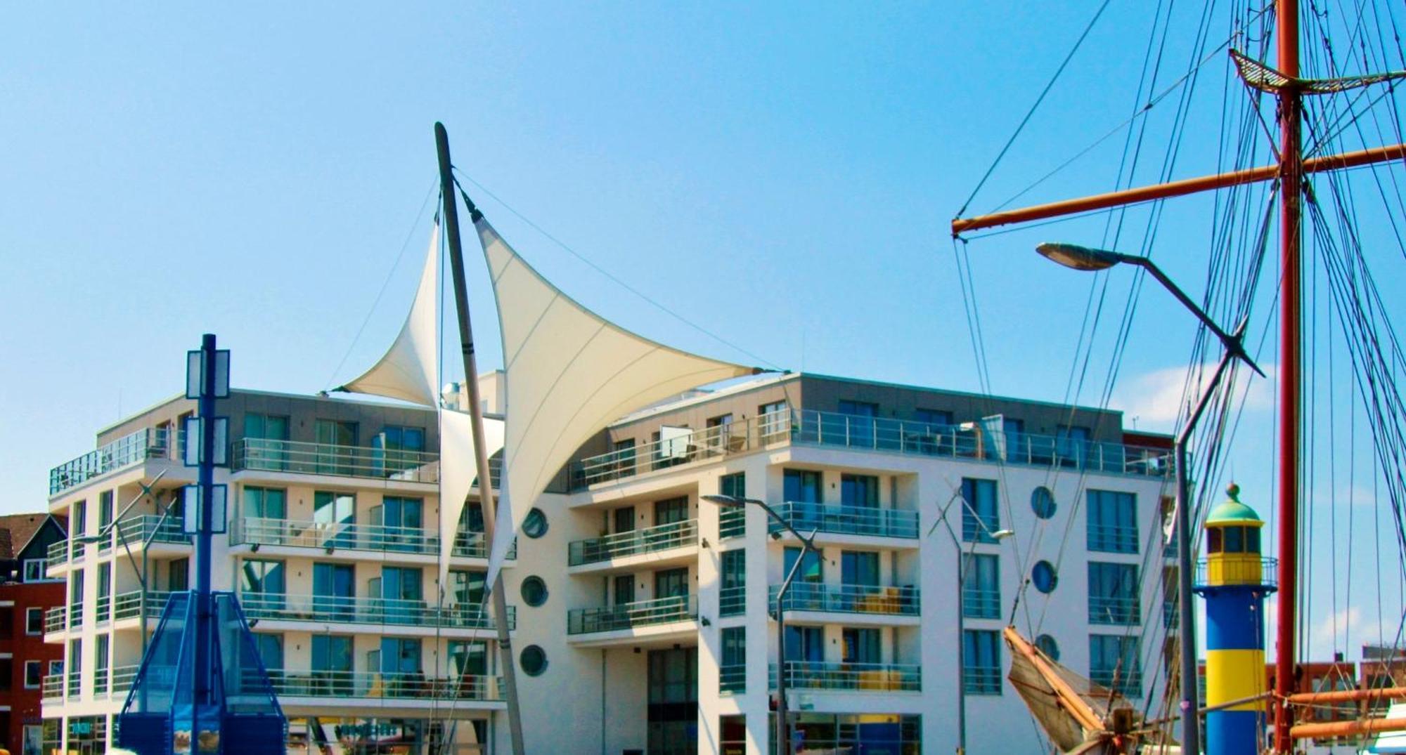 Apartment 12 - "Silbermoewe I" - Blickrichtung Yacht- Und Binnenhafenoffenes Meer Eckernfoerde Ngoại thất bức ảnh